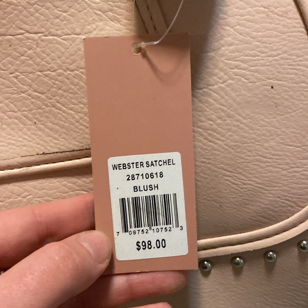 NWT Franco Sarto Webster Satchel blush pink purse - Picture 9 of 10